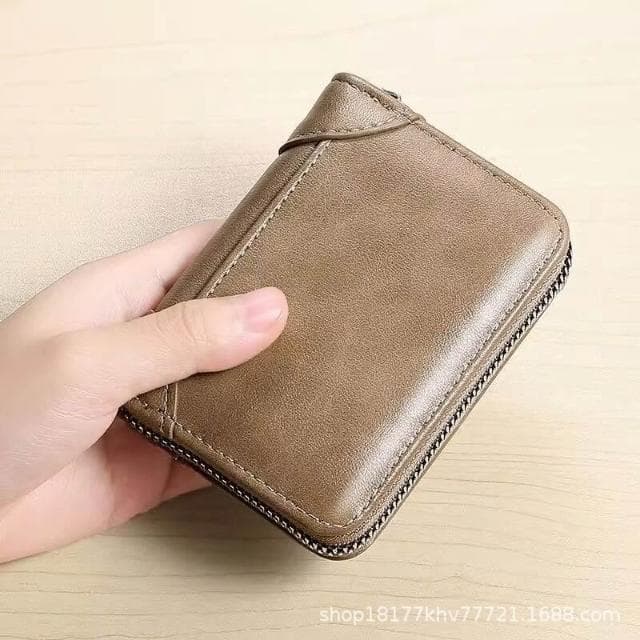 男士錢包多卡位短夾多功能皮夾子大容量錢夾男士卡片鑰匙零錢包拉鏈零錢卡包時尚短款皮革皮錢包88父親節禮物質感錢包