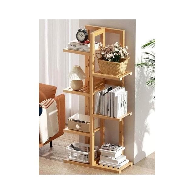 -上喜精選- 免運費 盆栽架 花架 置物架 陽臺花架子 客廳落地式實木盆栽竹多層植物多肉小花盆架