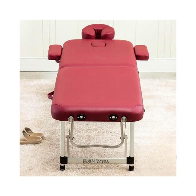 美知然多功能原始點折疊按摩床家用推拿理療美容床可攜式手提紋繡