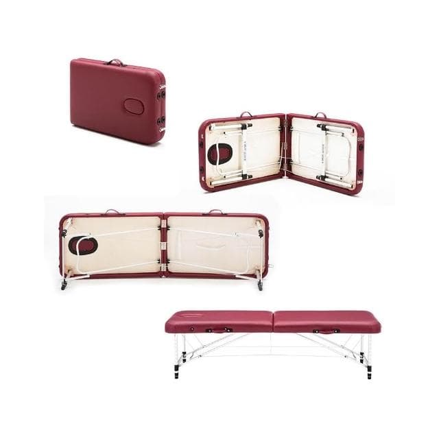 美知然多功能原始點折疊按摩床家用推拿理療美容床可攜式手提紋繡