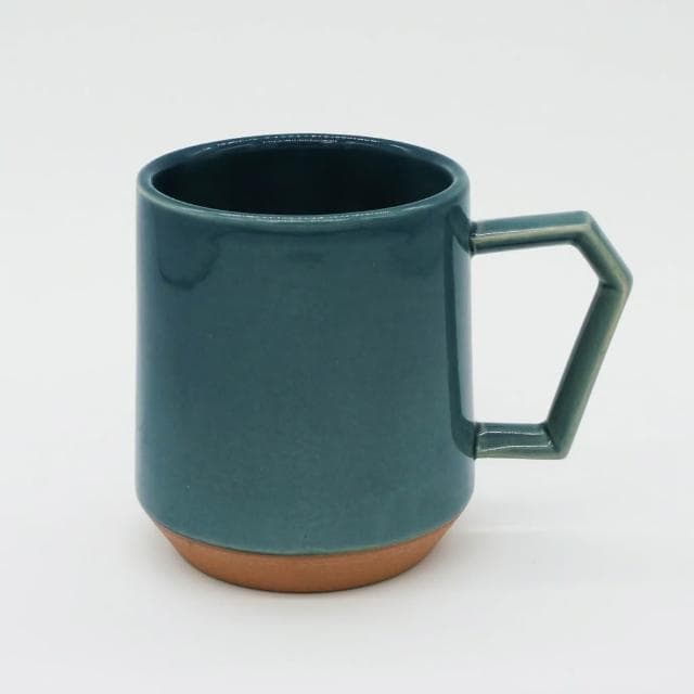 ［拾憩］日本 CHIPS Mug 馬克杯-藍綠色 280/380ml 美濃燒 水杯 咖啡杯 茶杯 杯子 生日禮物 入厝