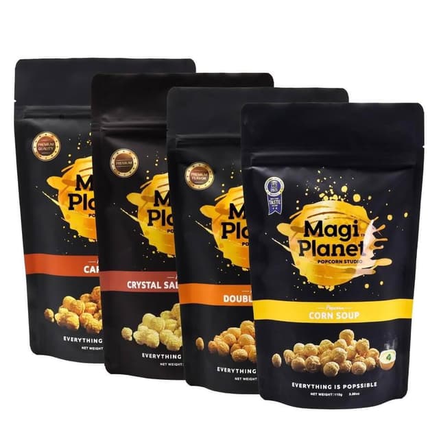 【星球工坊】Magi Planet 爆米花 經典系列110g x1入(原味鑽石/玉米濃湯/焦糖咖滋/特濃起司/玫瑰鹽焦糖/雙色地瓜)