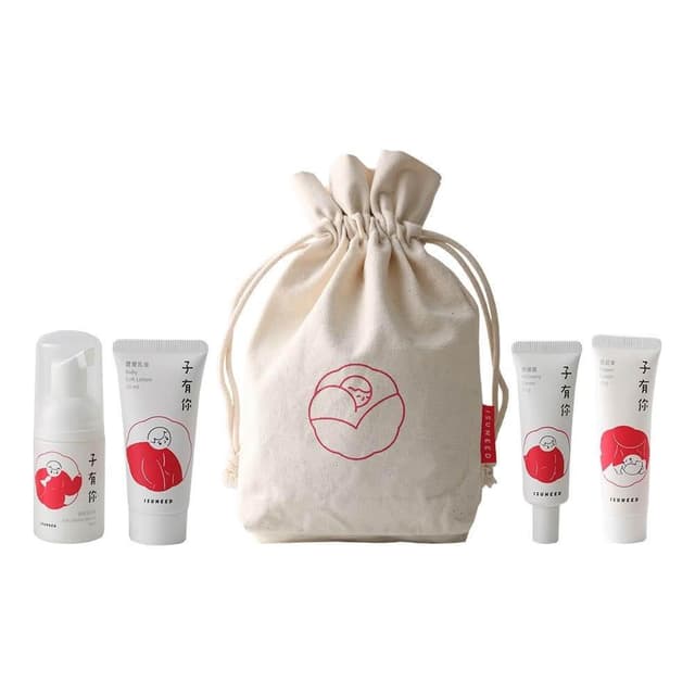 【ISUNEED 子有你】寶寶旅行組4件組 (泡泡浴+乳液+屁屁膏+修護霜;嬰幼兒護膚/嬰兒保養)