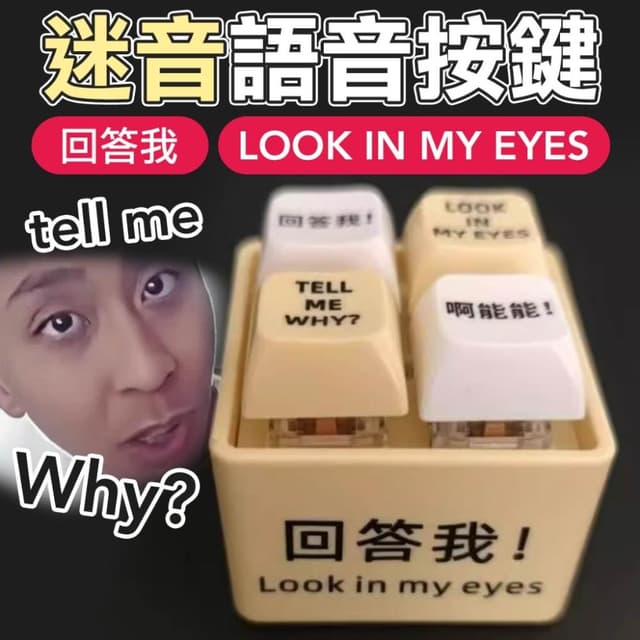 小紅書同款 回答我語音吊飾 會說話的鑰匙圈 回答我玩具 禮物 回答我掛件 回答我按鍵 語音吊飾 送禮
