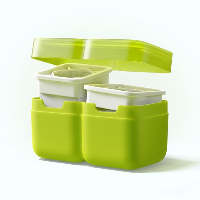 【ZOKU】藝術花朵製冰模具-2顆/組 (冰塊盒/造型冰塊/冰塊模具/製冰器)