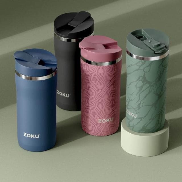【ZOKU】真空不鏽鋼隨行保溫杯355ml (保溫水瓶/水壺/隨行杯/咖啡杯)