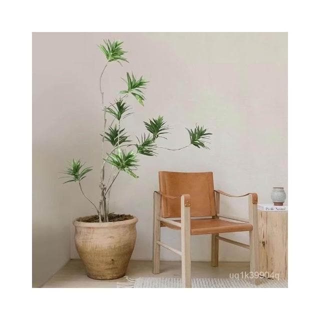 仿真綠植百閤竹大型北歐室內客廳櫥窗網紅造型假植物造景盆栽擺件居傢裝飾 仿真植物 人造樹 假樹 假植物