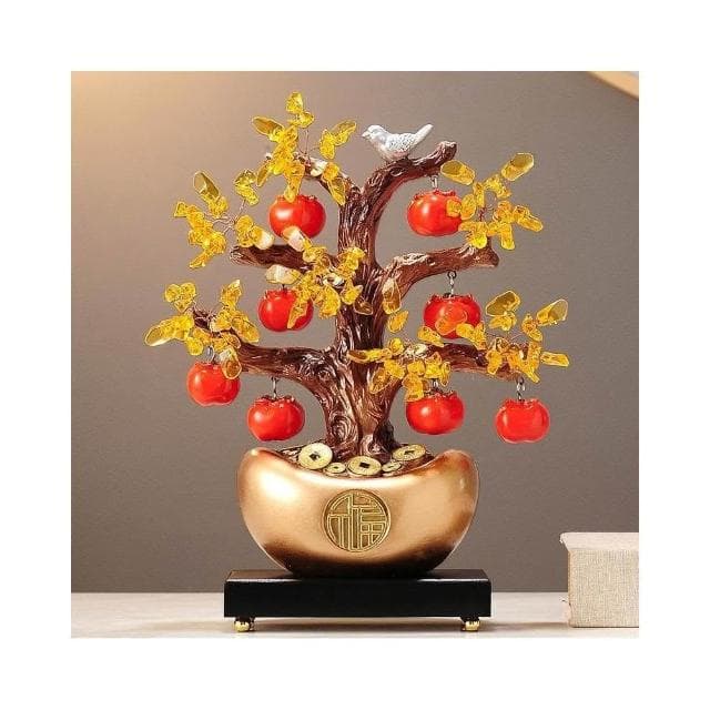 免運熱銷發財樹搖錢樹金元寶新中式擺件辦公室前臺酒櫃裝飾喬遷開業禮物品