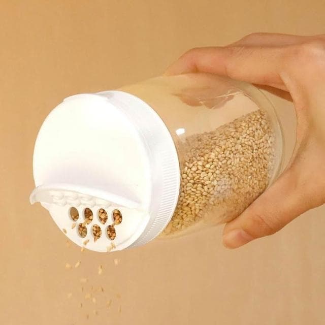 【Seisho 星硝】2WAY雙開口玻璃調味料罐320ml-3入組 附匙 (調味料罐/鹽罐/調味瓶/胡椒罐)