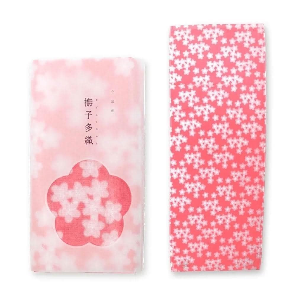 日本 撫子多織 紗布毛巾 34x90cm (櫻花;今治毛巾/口水巾/洗臉巾/彌月禮/宮本株式會社)