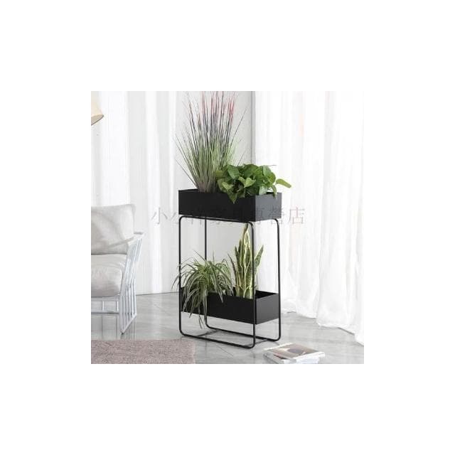  北歐鐵藝花架 多層室內綠蘿置物架 客廳走廊盆栽 簡約多肉植物花器 落地陽台大花盆架