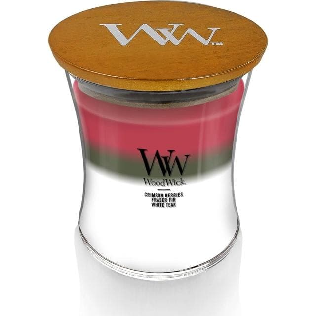 【WoodWick】美國WOODWICK 沙漏蠟燭 9.7oz 【冬季花圈三部曲】WINTER GARLAND TRILOGY 香氛蠟燭