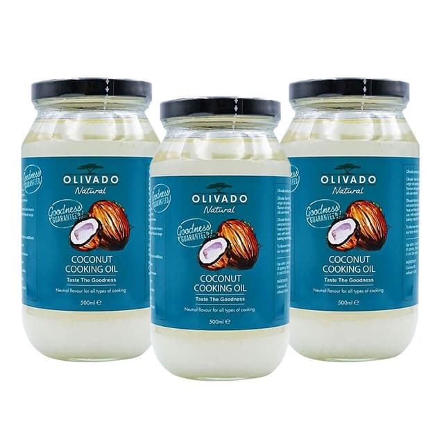【OLIVADO】紐西蘭特級椰子油500ml-3入組