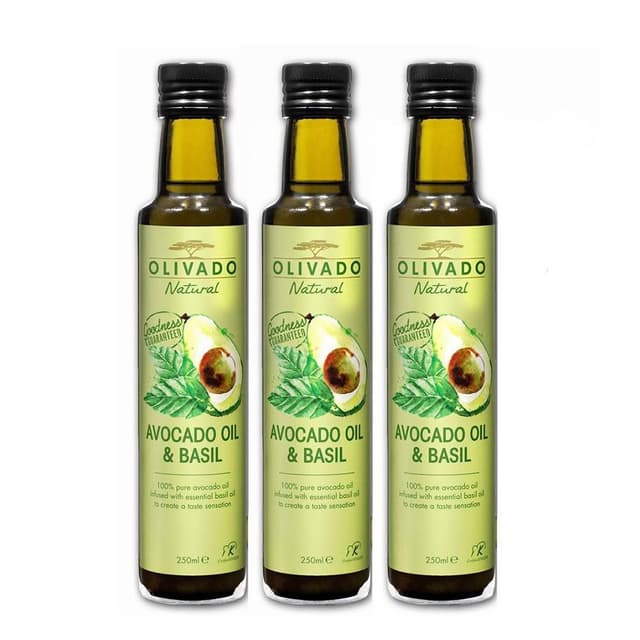 【OLIVADO】紐西蘭烹調酪梨油250ml (羅勒)-3入組