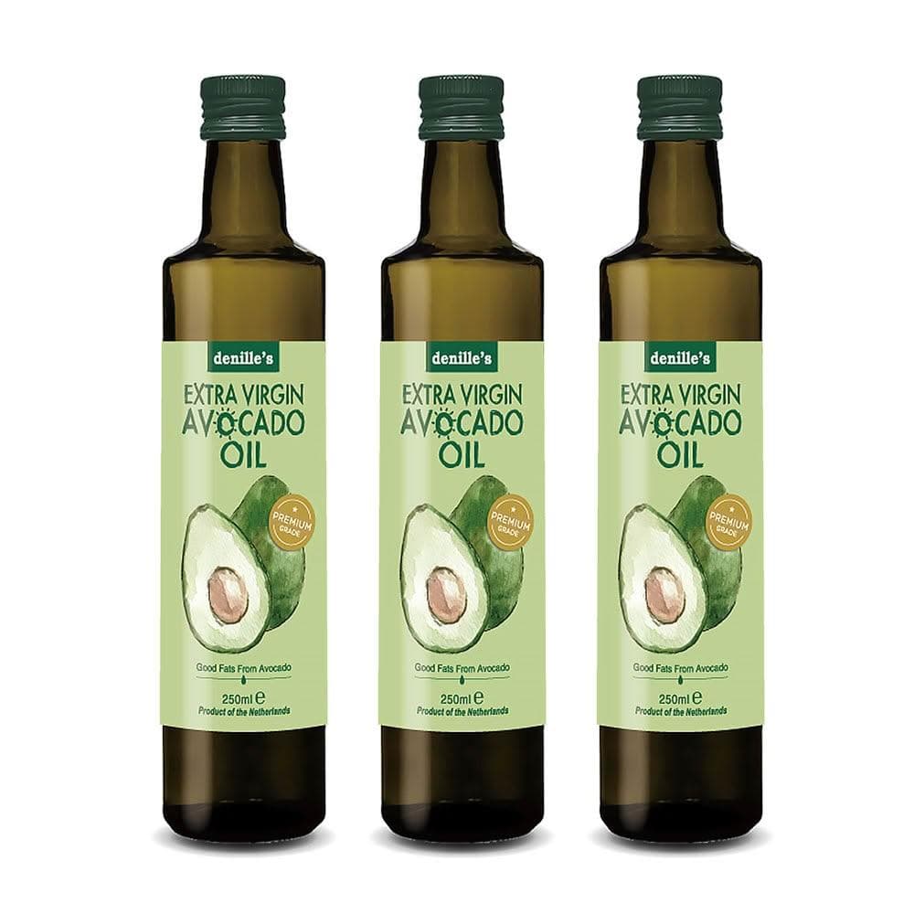 【denille’s picks】丹尼爾 初榨酪梨油 250ml-3入組 (冷壓酪梨油/全素)