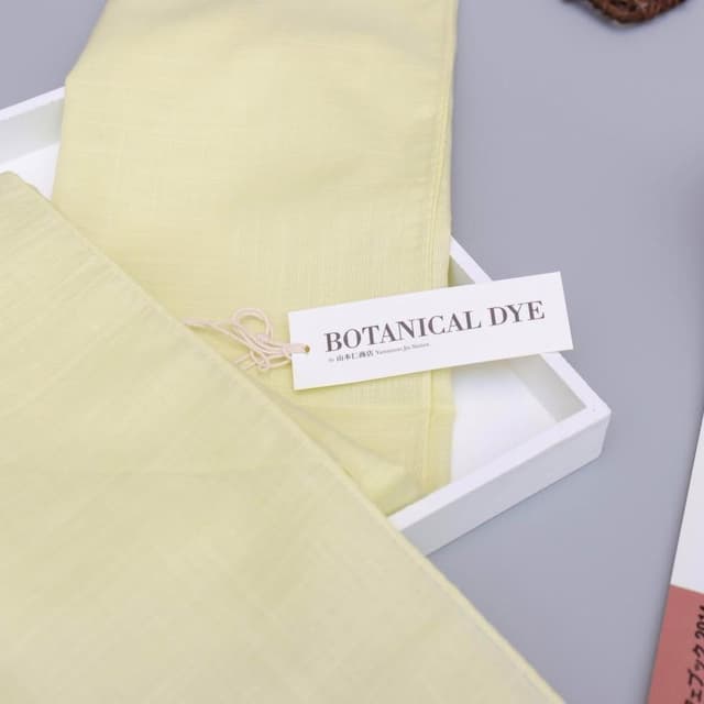 京都植物染圍巾-油菜花