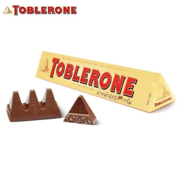 Lucky Toblerone瑞士三角黑巧克力葡萄干牛奶巧克力白巧100g