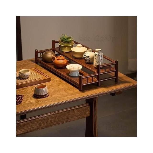 茶杯 架子 中式 小型 博古架 茶具 茶壺 茶桌 桌面 擺件 收納 置物架 展示架 晾杯架 茶杯架 桌上收納