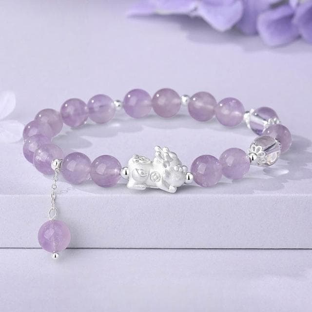 【MoonDy】手鍊 女生手鍊 貔貅手鍊 水晶項鍊 招財納福 轉運珠 情人節禮物