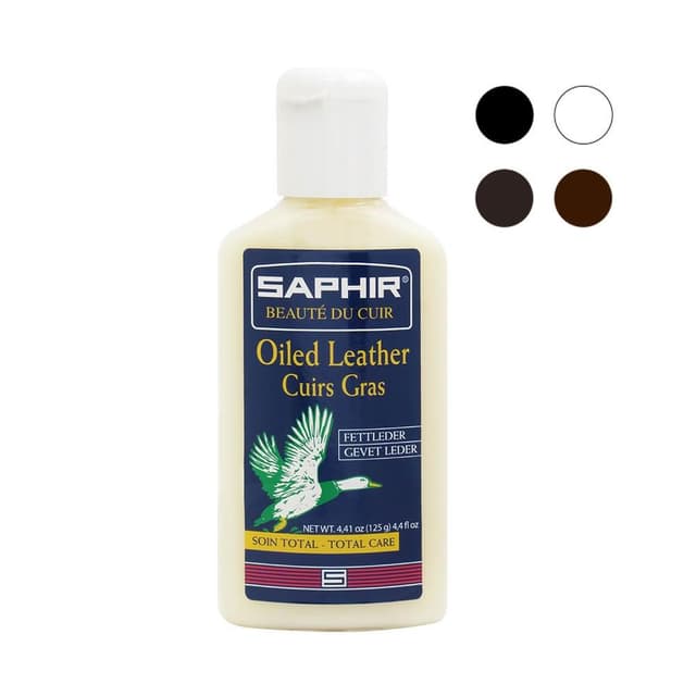 【糊塗鞋匠】 優質鞋材 L90 法國SAPHIR油皮保養乳125ml 1瓶 油皮保養品 牛油皮革保養乳 瘋馬皮保養乳