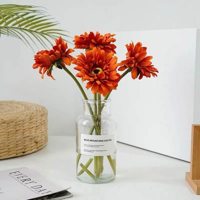字母透明玻璃花瓶 簡約 復古 室內 客廳 裝飾品 乾燥花 花瓶 插花 水培 玻璃瓶 永生花 擴香瓶 空瓶 空罐