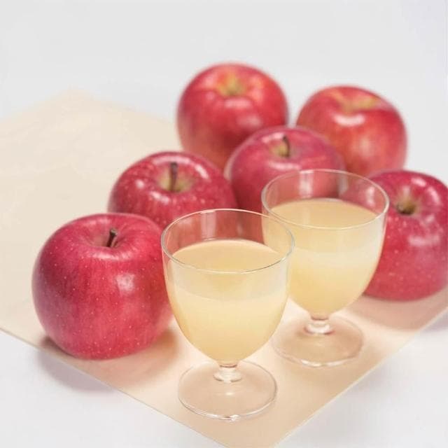 【Gold-pak】整箱 SUNPACK 天然純旬富士蘋果汁 水果飲料甜品 日本青森原裝進口 (質感玻璃瓶裝 拜訪送禮物 長輩最愛)