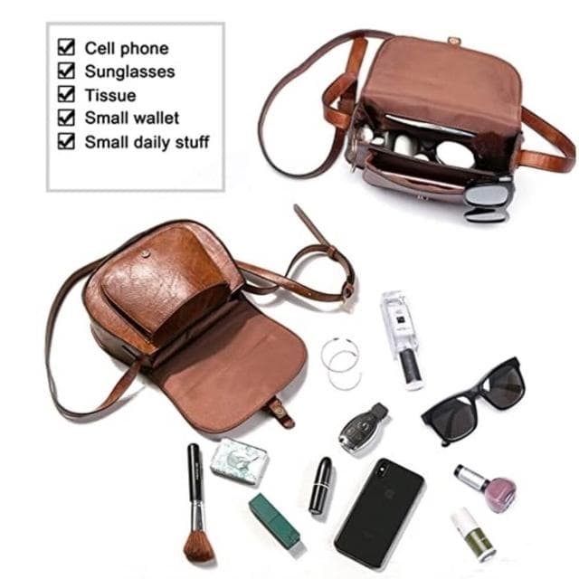 AFKOMST 馬鞍包 女款 復古 側背包 肩背包 皮革 母親節禮物