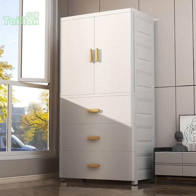 💥💕60CM寬高檔寶寶衣櫃 兒童收納櫃 嬰兒小衣櫥 臥室玩具衣服掛衣儲物櫃 抽屜櫃 置物櫃 雜物櫃 衣櫥櫥櫃 組合櫃