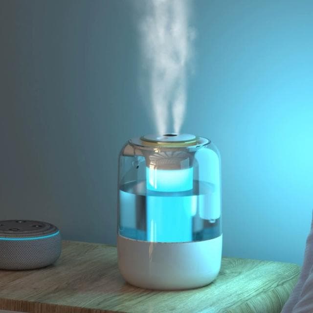 【宅造印象】加濕器 家用臥室水氧機 七彩燈版 保濕潤膚 孕婦嬰兒適用 室內淨化 空氣循環 