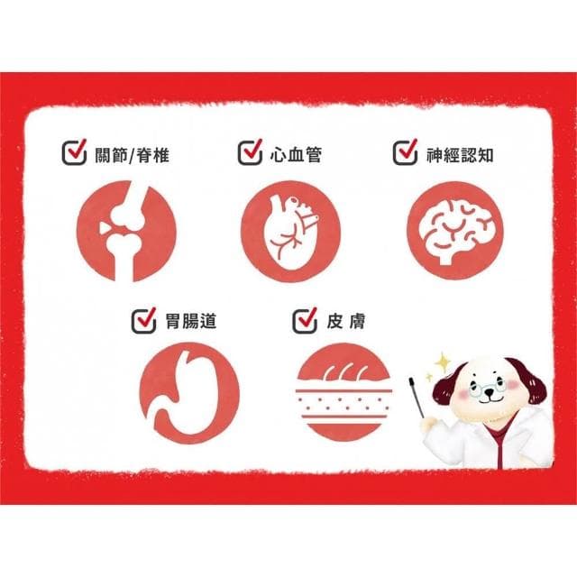 Antinol 安適得 原廠公司貨 酷版 防偽雷射標籤有保障 關節保養 犬貓用 60顆/盒 天然關節營養品