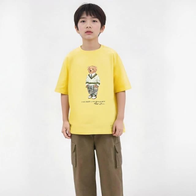 polo ralph lauren POLO 青年款小熊 POLO RL 經典小熊童裝T恤