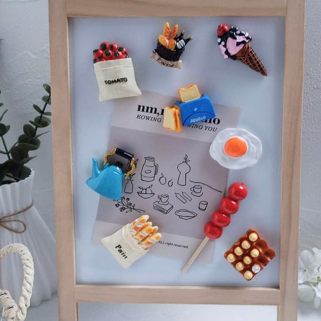 【Daylight】3D冰箱磁鐵 立體磁鐵 磁鐵 留言貼 冰箱貼 備忘錄 食物磁鐵辦公室小物 交換禮物