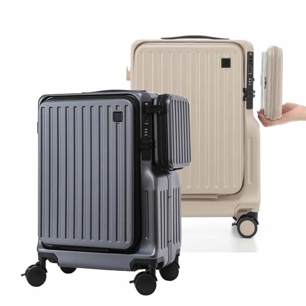 【armourwalk 歐沃】超機能08 百變商旅行李箱 20吋 前開式行李箱 上掀式行李箱 行李箱