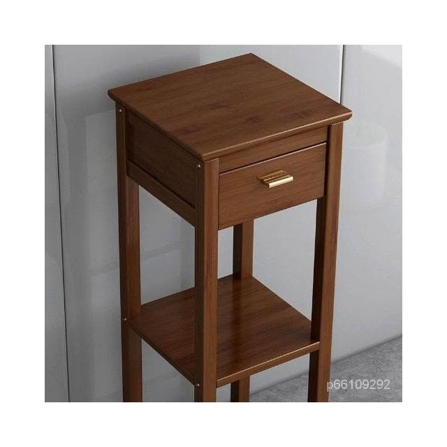 新中式花架客廳帶抽屜置物架落地多功能簡易植物架盆栽盆景架輕奢置物架 花臺 花架 花架子 盆景架子 置物架 展示架