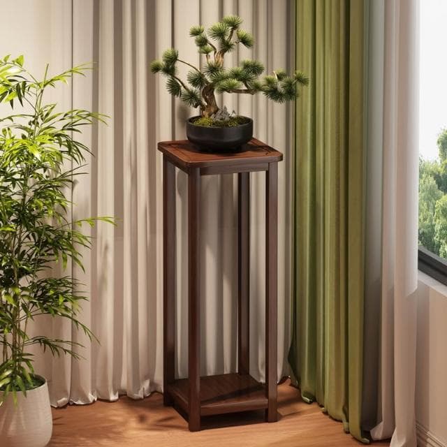 盆栽 花架 落地式直銷高腳架子客廳家用木頭花卉植物室內花結實 DD0816001