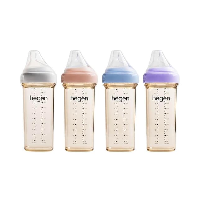 【hegen】金色奇蹟PPSU多功能方圓型寬口奶瓶 330ml