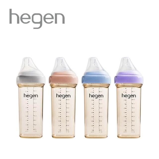 【hegen】金色奇蹟PPSU多功能方圓型寬口奶瓶 330ml
