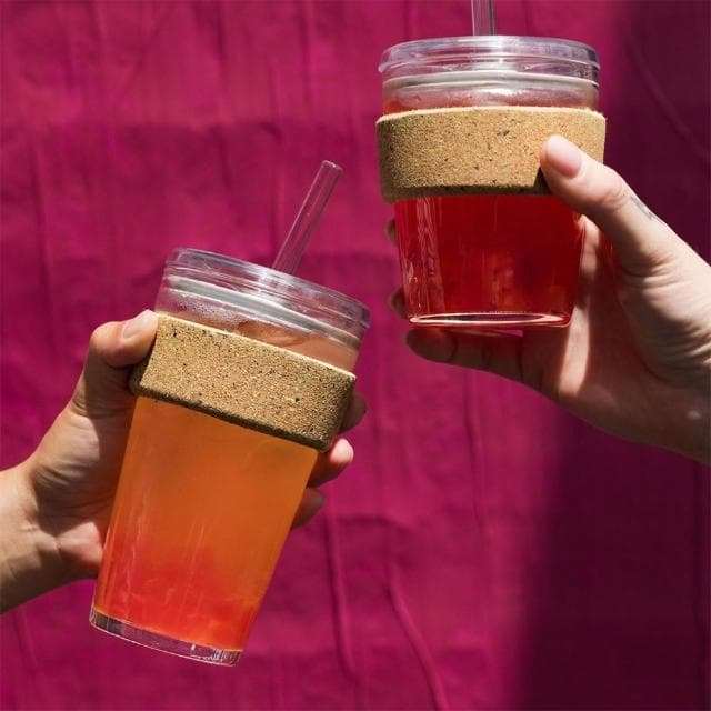 【KeepCup】醇萃玻璃隨行杯L (軟木;隨身咖啡杯/環保杯/咖啡杯/16oz)