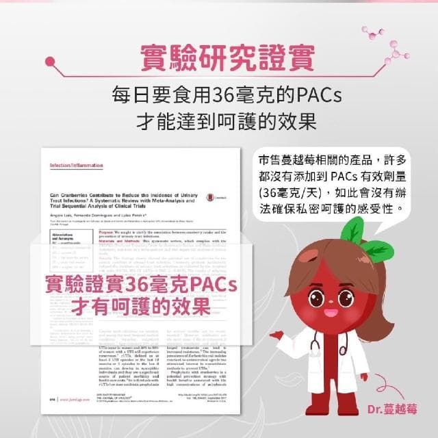 科立健 淨好莓 30包/盒 蔓越莓益生菌 全素可食 (女性保養 私密呵護 保健食品 純素)