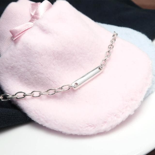 【ART64】純銀兒童手鍊/寶寶手鍊 生日/滿月/彌月禮物推薦 平安竹造型 寬版