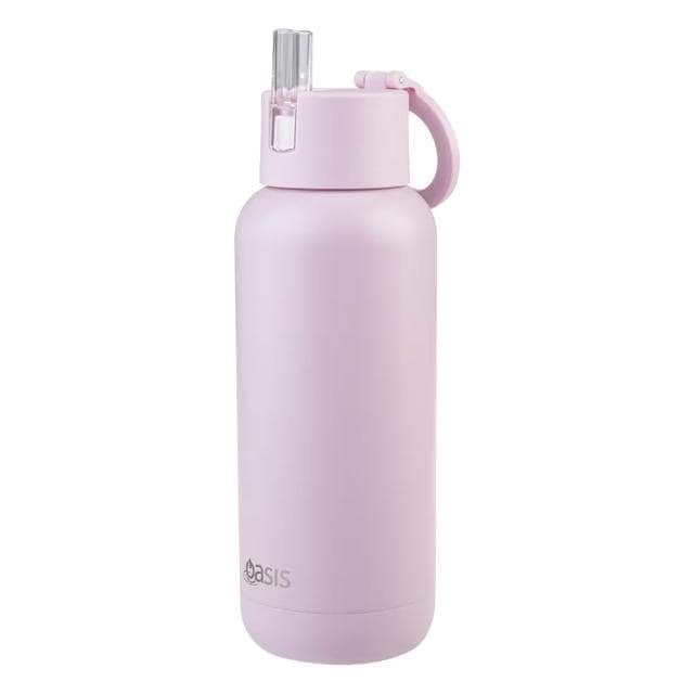 Oasis 三層磁吸陶瓷保溫瓶 1000ml (霧櫻粉;保溫杯/水壺/水瓶)