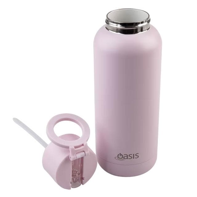 Oasis 三層磁吸陶瓷保溫瓶 1000ml (霧櫻粉;保溫杯/水壺/水瓶)