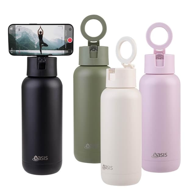Oasis 三層磁吸陶瓷保溫瓶 1000ml (4色任選;保溫杯/水壺/水瓶)