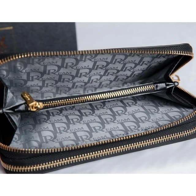 【MK】(活動)新款真皮長款卡包 大容量多卡位雙層零錢包MAIKA DREAM