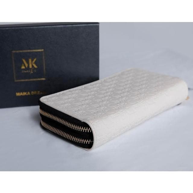【MK】新款真皮長款卡包 大容量多卡位雙層零錢包MAIKA DREAM