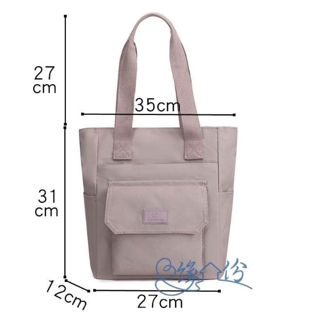 輕便時尚大容量尼龍托特包 單肩包 時尚包 側背包 情人節禮物【緣份小屋】