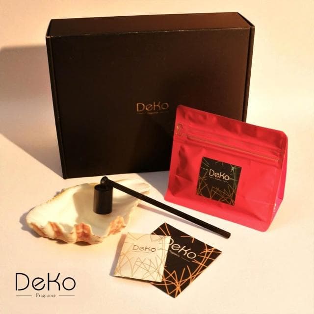 【DeKo】【DeKo Fragrance】情人節限定｜天然硨磲貝香氛沙蠟禮盒