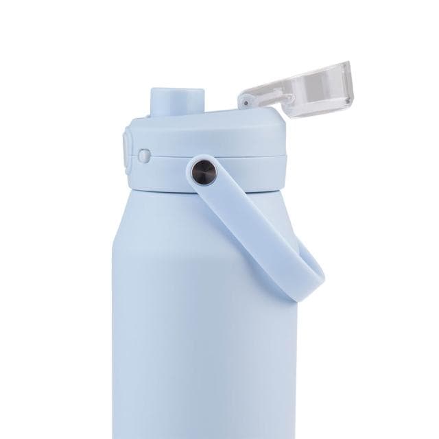 Oasis 三層陶瓷彈蓋保溫瓶 1000ml (紫霧藍;保溫杯/水壺/水瓶)