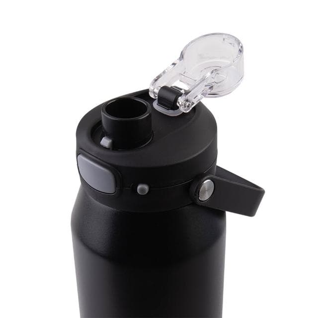 Oasis 三層陶瓷彈蓋保溫瓶 1000ml (霧黑;保溫杯/水壺/水瓶)