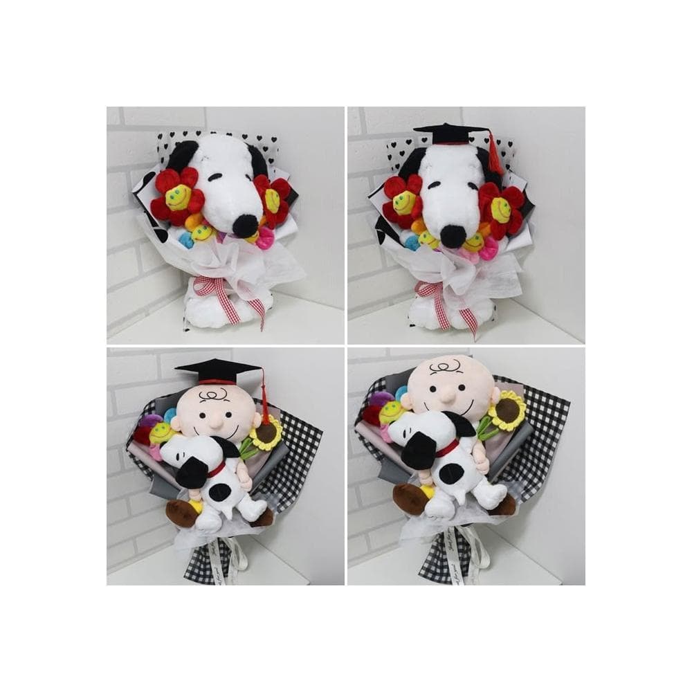 史努比花束 正版史努比 娃娃花束 求婚花束 畢業花束 情人節花束 母親節花束 生日禮物 教室節 聖誕節禮物